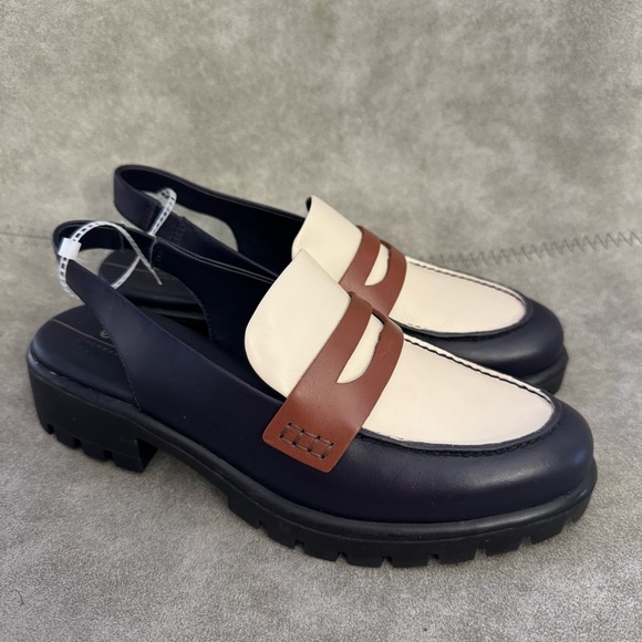 NWT ECCO Modtray Water Resistant Slingback Penny Loafer Sz 37 ( US 6-6,5) - Picture 6 of 12